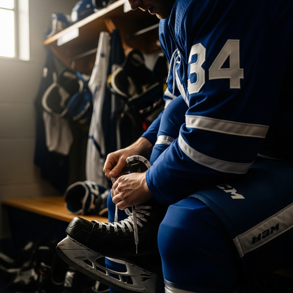 Maple Leafs Shuffle Defense: Thrun and Mermis to Marlies, Rifai Called Up