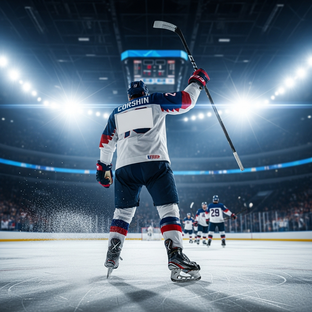 Auston Matthews Scores in USA’s Olympic Hockey Win Over Latvia