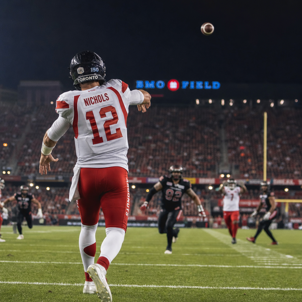 Argonauts Dominate Lions in Week 8, Kelly Shines with Two TD Passes
